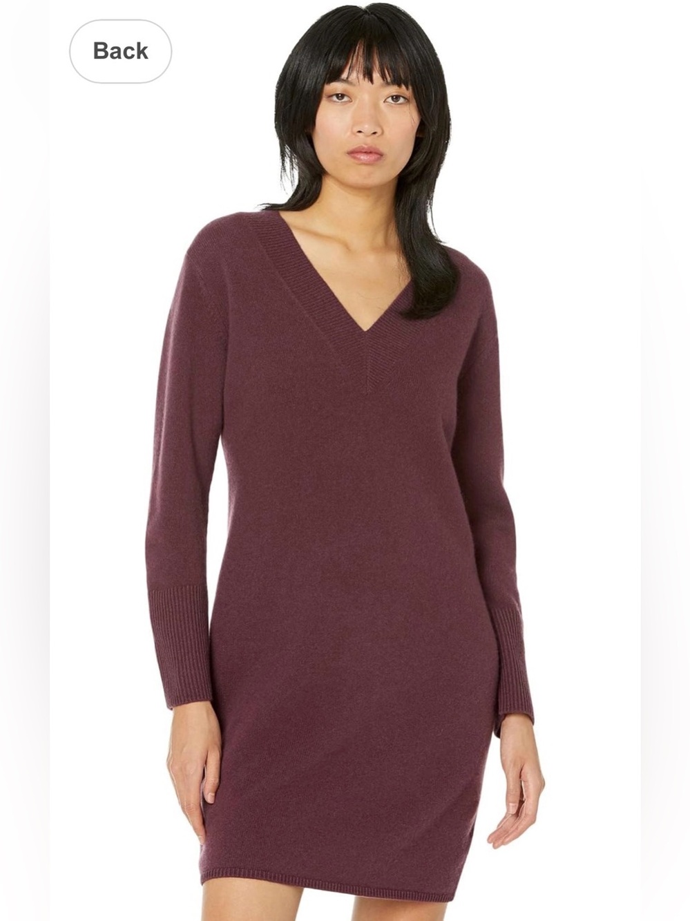 NWT VINCE V NECK SWEATER DRESS LARGE